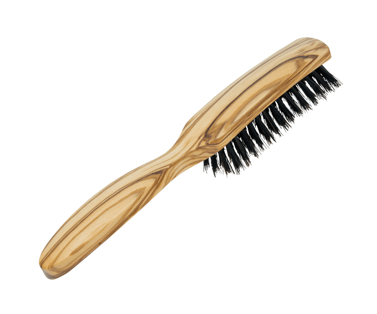 Haarbürste - 100% reine Borste - 6-reihig - gerade – Kamm Manufaktur ...