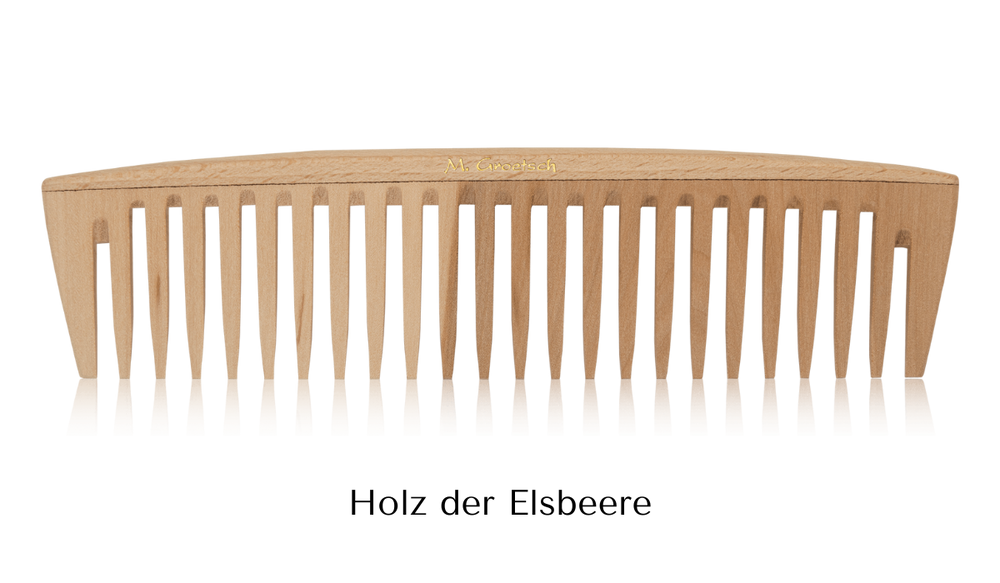 Styling comb for normal wavy hair 18cm long Kamm Manufaktur