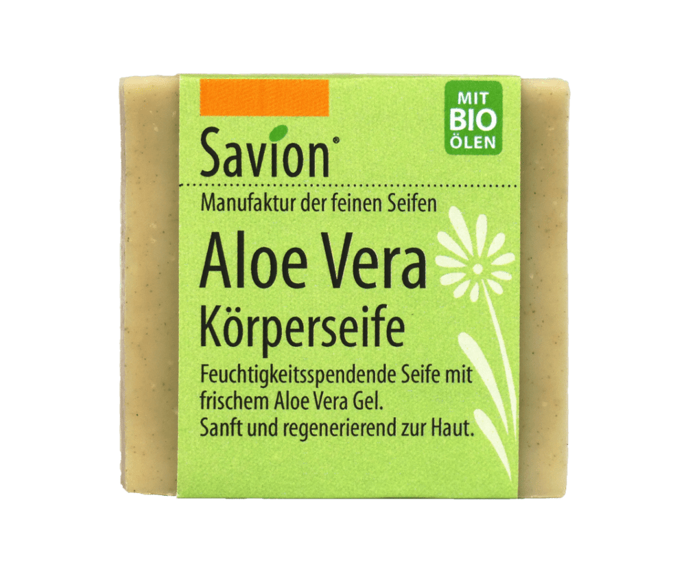 Body soap with aloe vera