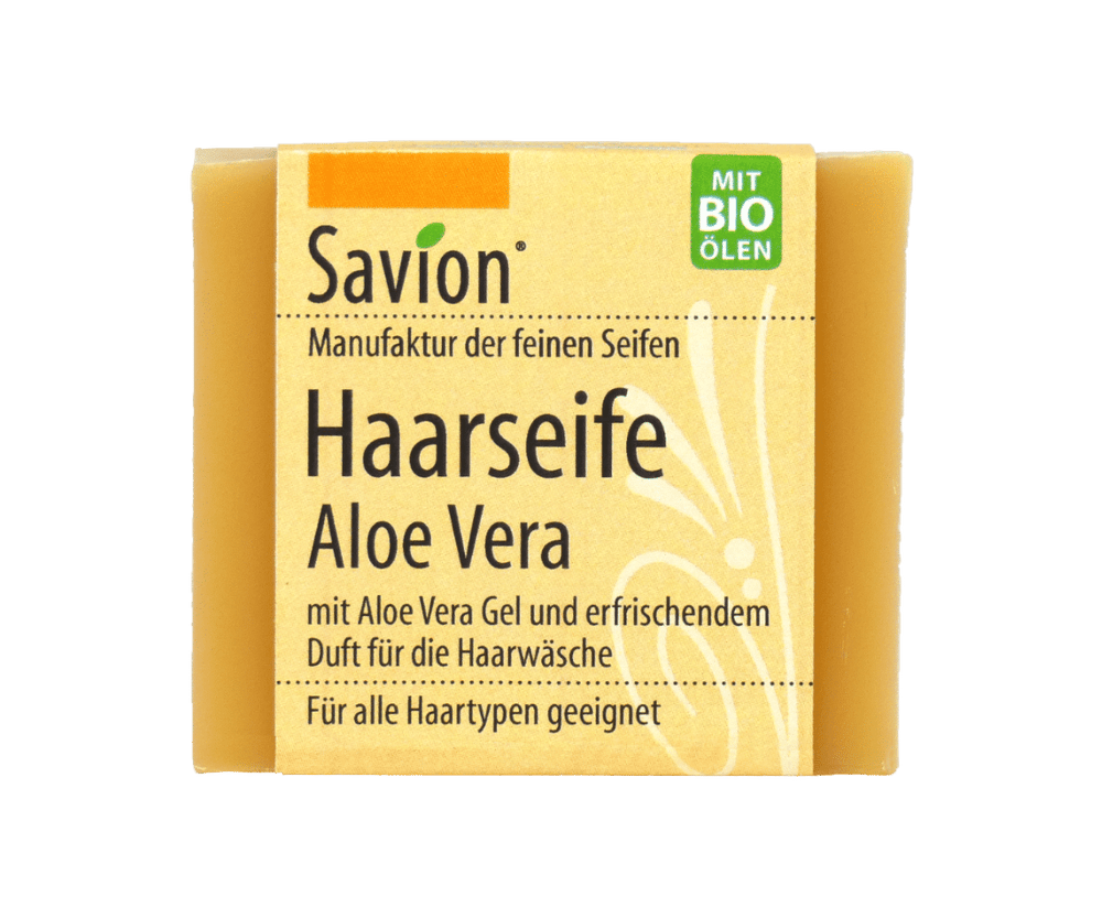 Hair soap with aloe vera